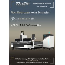 RUİJİE RJ-H Model Açık Tip Fiber Metal Lazer Kesim Makineleri